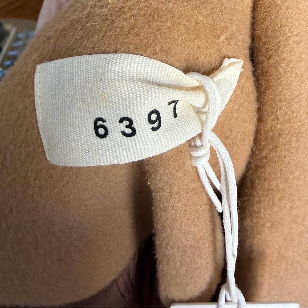 Women's Camel Pea Coat with Button Front New with tags - Picture 5 of 7